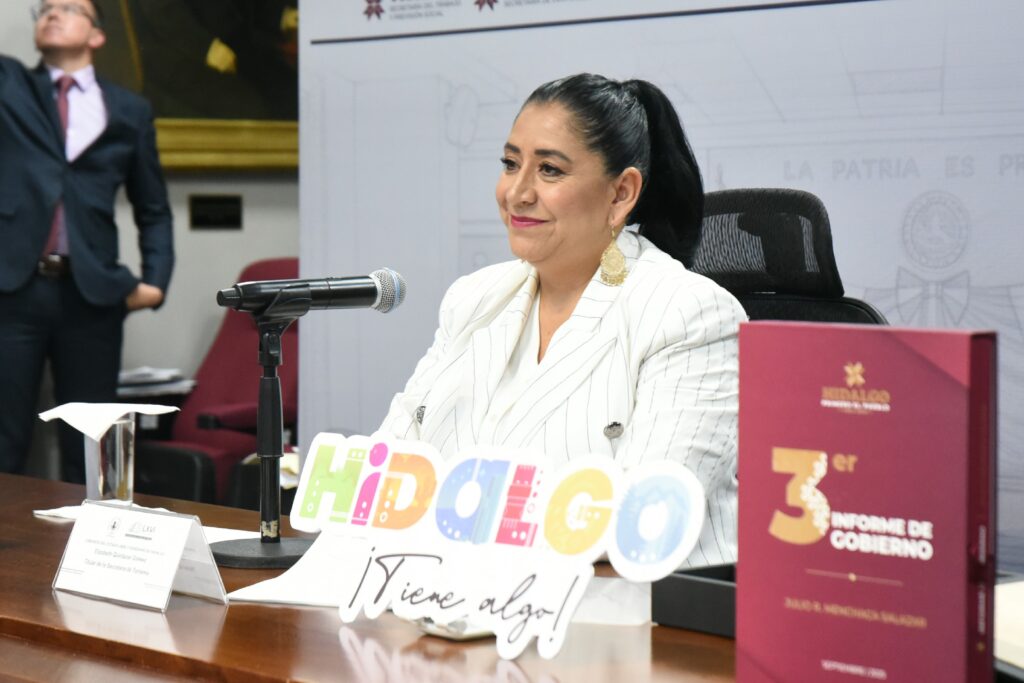 Incrementa turismo en Hidalgo: Elizabeth Quintanar al comparecer ante el Congreso